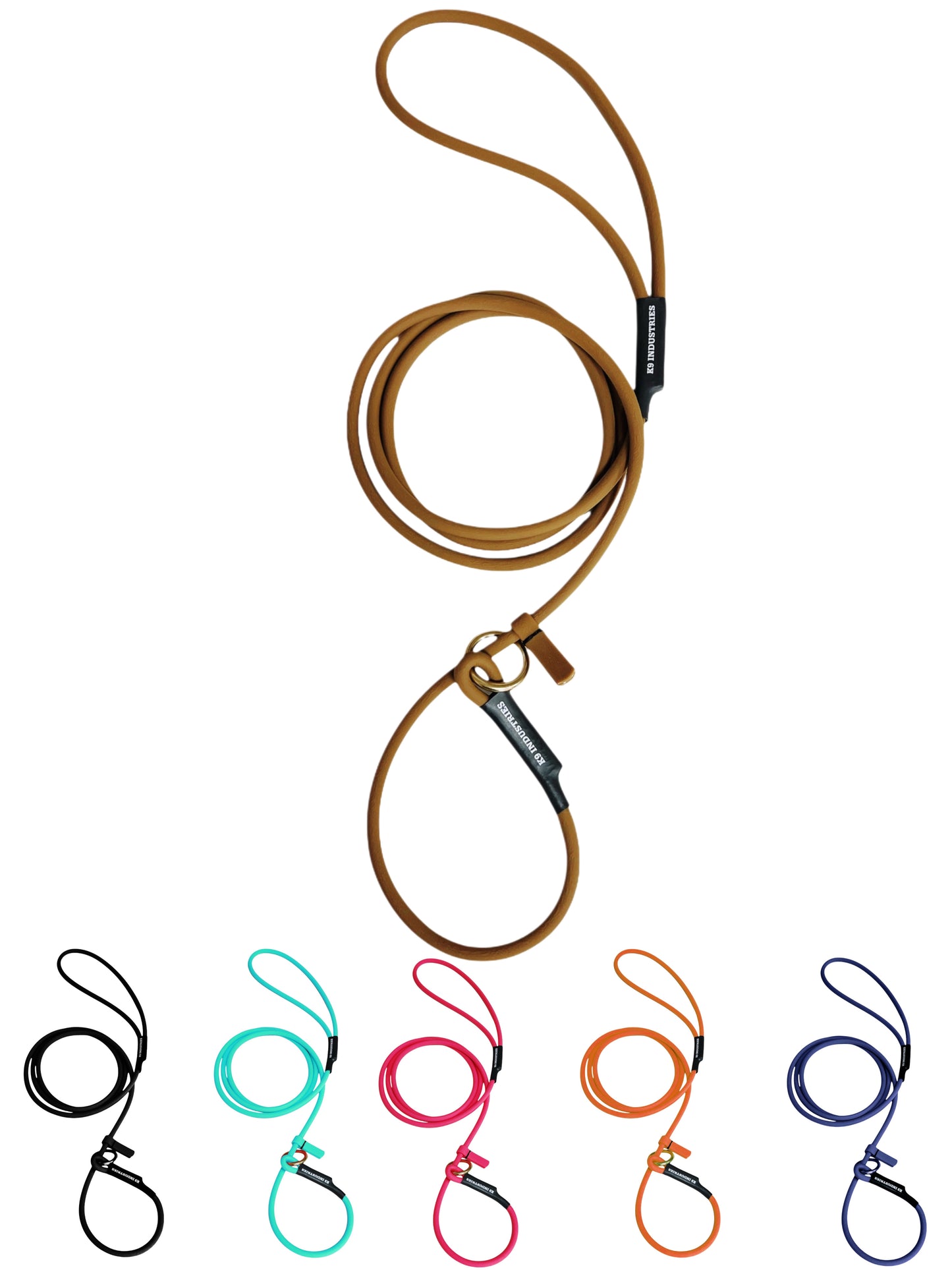 K9 PowerFlex flet Slip Leash - Leash and Collar in One