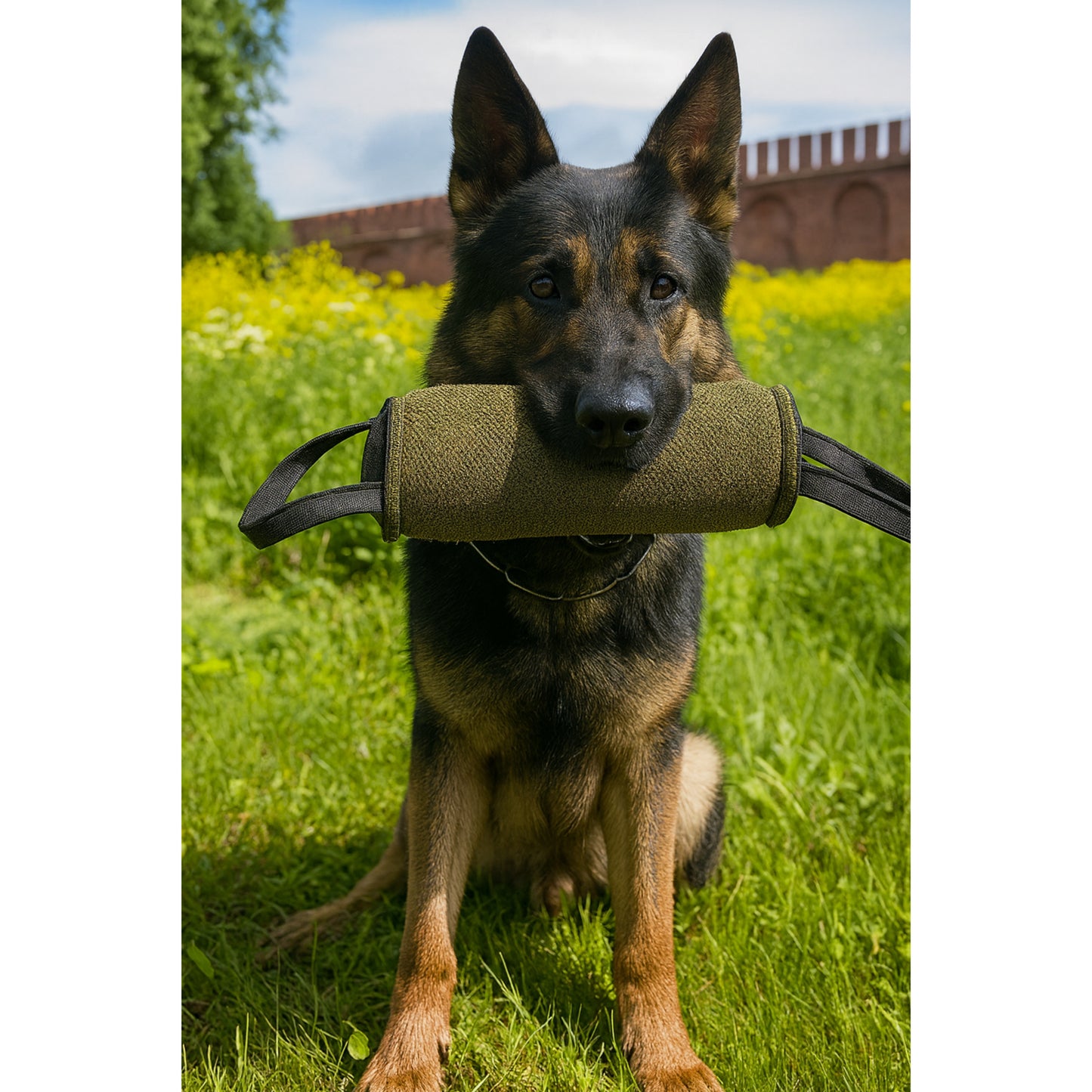 Premium Jute Roll Design Bite tug Small size diameter