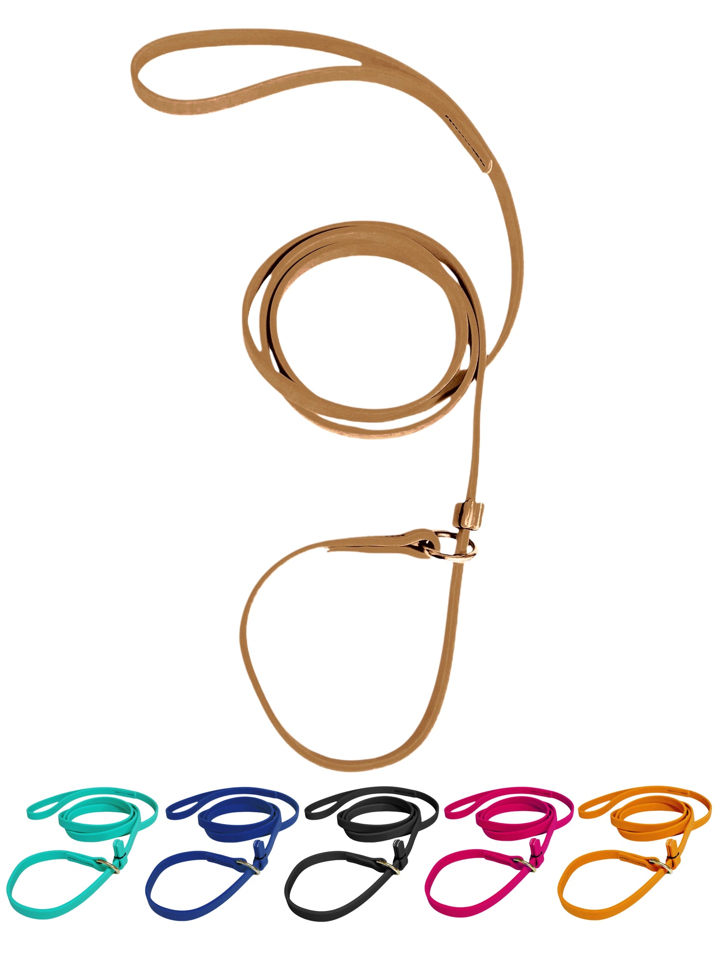 K9 PowerFlex flet Slip Leash - Leash and Collar in One