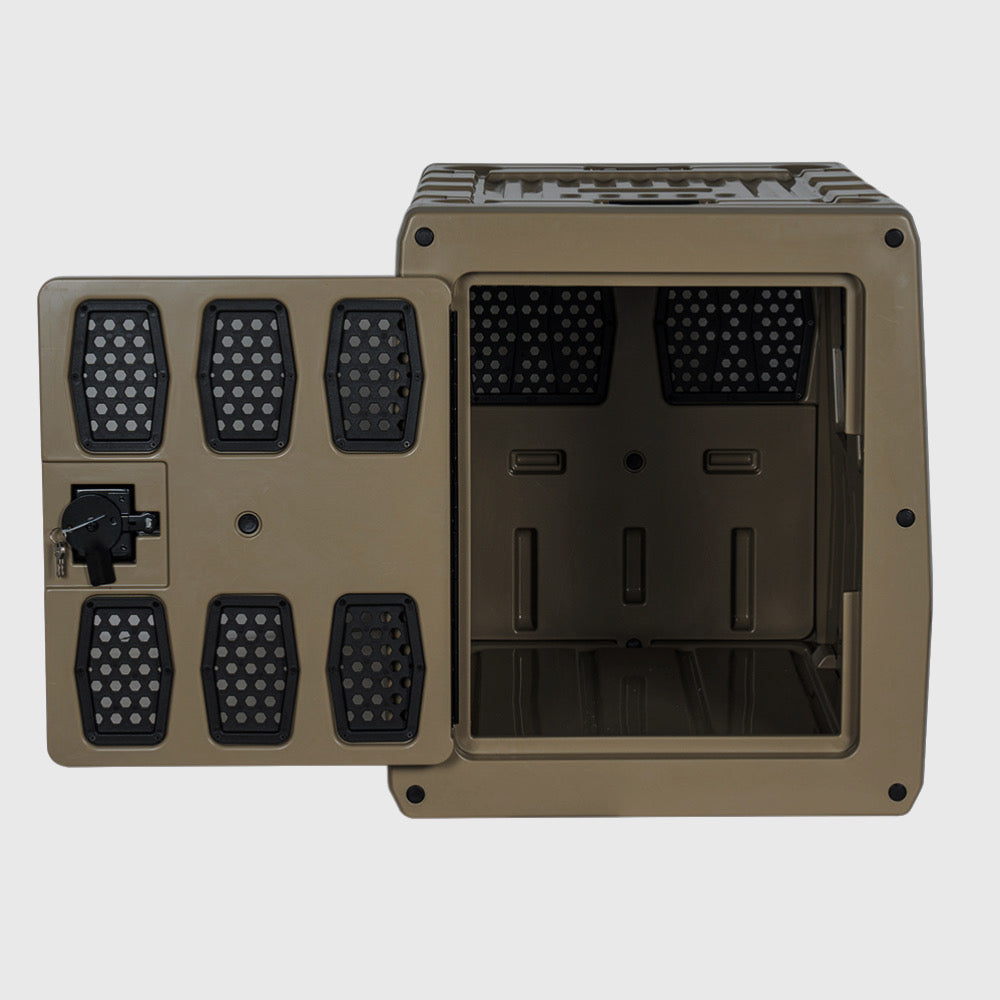 The "Fortress" Heavy-Duty Insulated K9 Crate – 2.4" Thick Walls for Extreme Protection