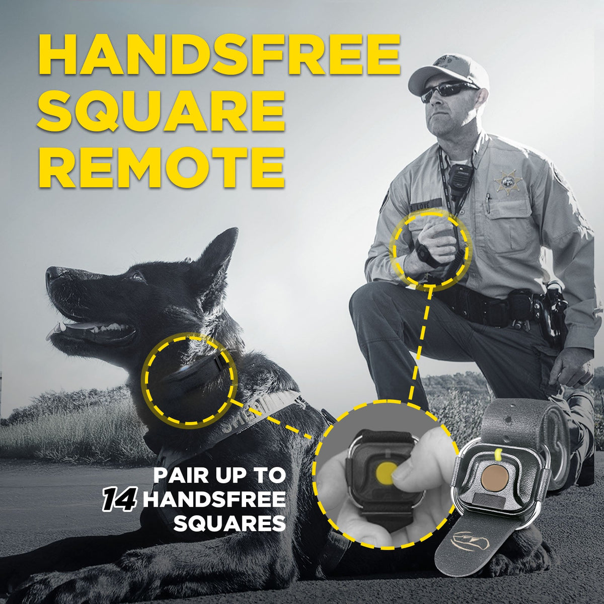 Dogtra 1900X Black Edition handsfree square