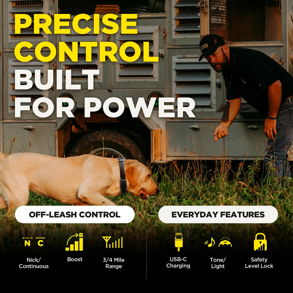 Dogtra 1900X precise off-leash control