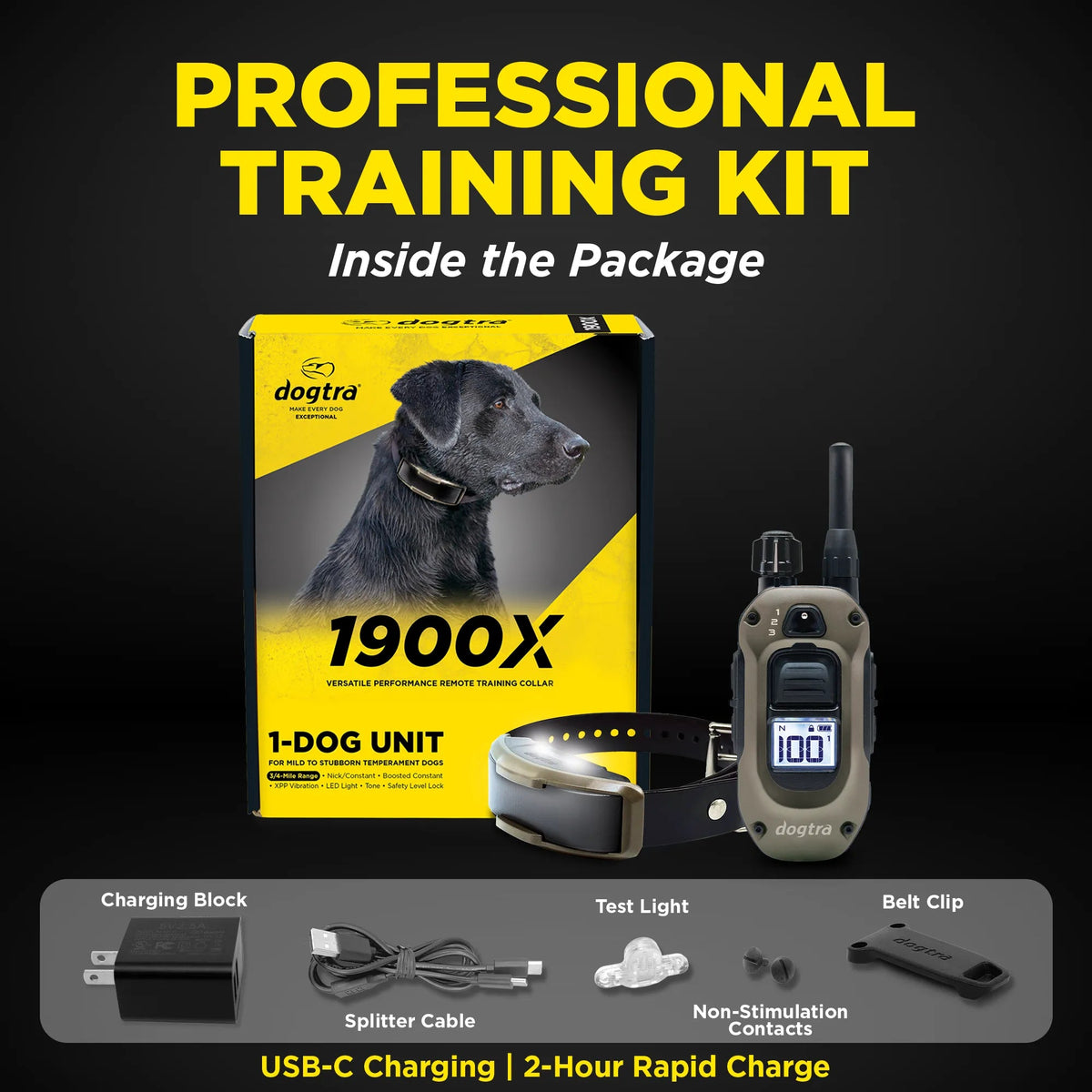 Dogtra 1900X box contents