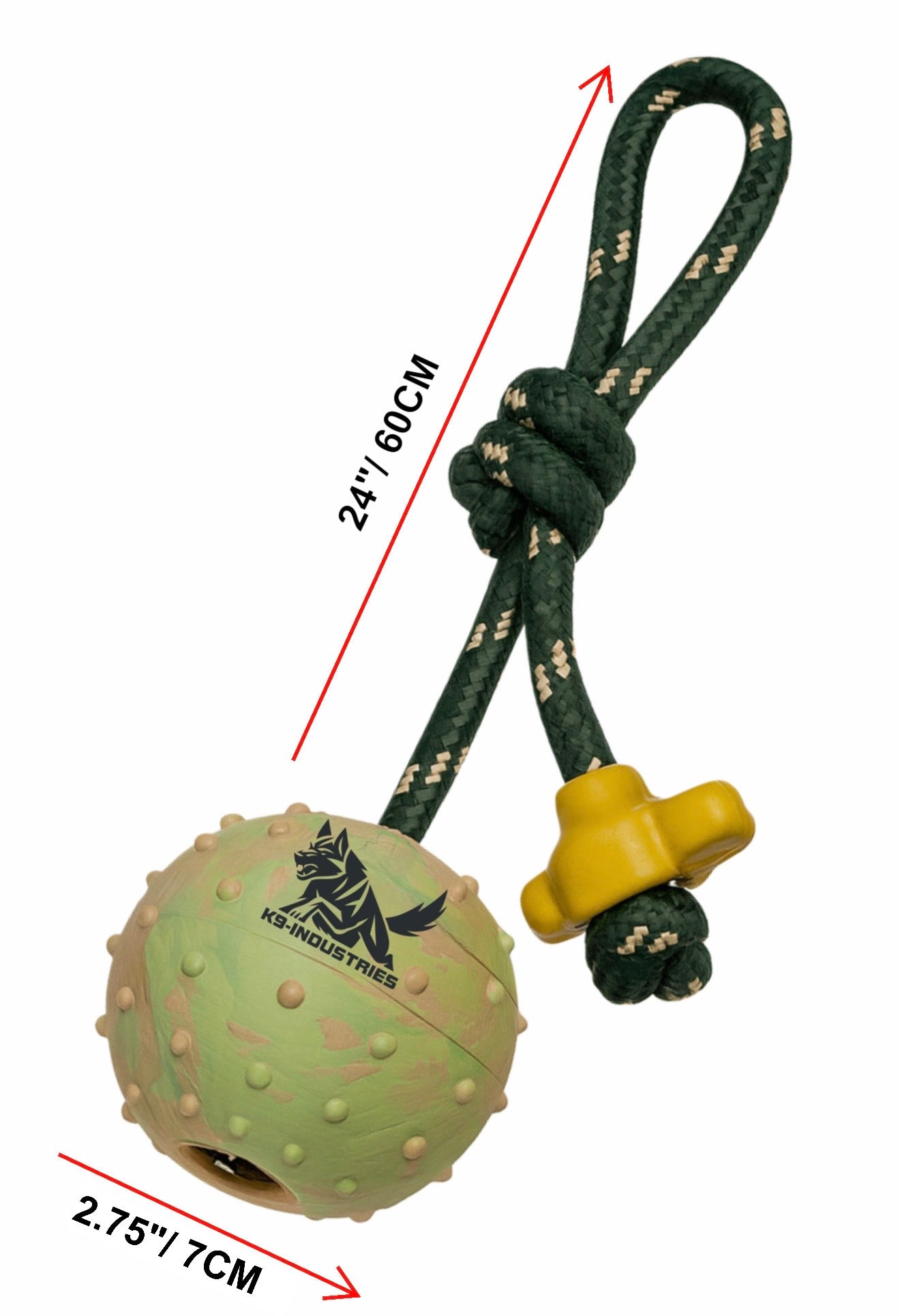 The Ultimate Floating 2.75" Bite & Play Ball for Water Training, Working Dogs & Active Pets