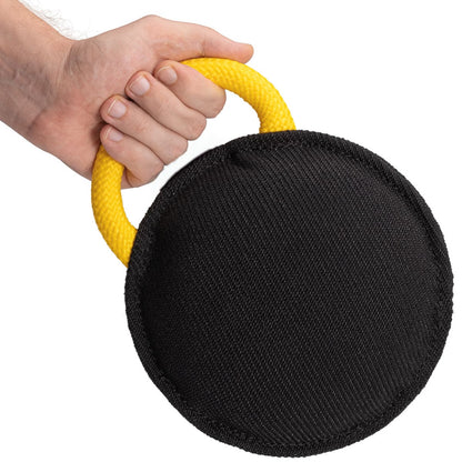 Premium French Linen Bite Pillow – 8"x8" Training Square with Handle