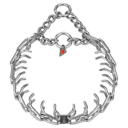 ULTRA-PLUS Training Collar with Center-Plate, Assembly Chain, 2 rings - Stainless Steel (3.0 mm Short Version)