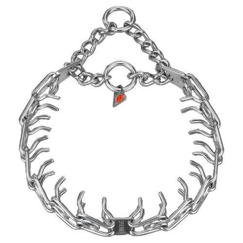 ULTRA-PLUS Training Collar with Center-Plate, Assembly Chain, 2 rings - Stainless Steel (3.0 mm Short Version)