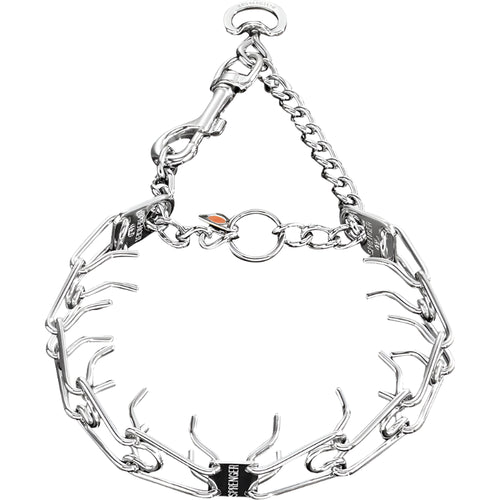 ULTRA-PLUS Training Collar with Center-Plate & Assembly Chain (Stainless Steel) - Snap Hook