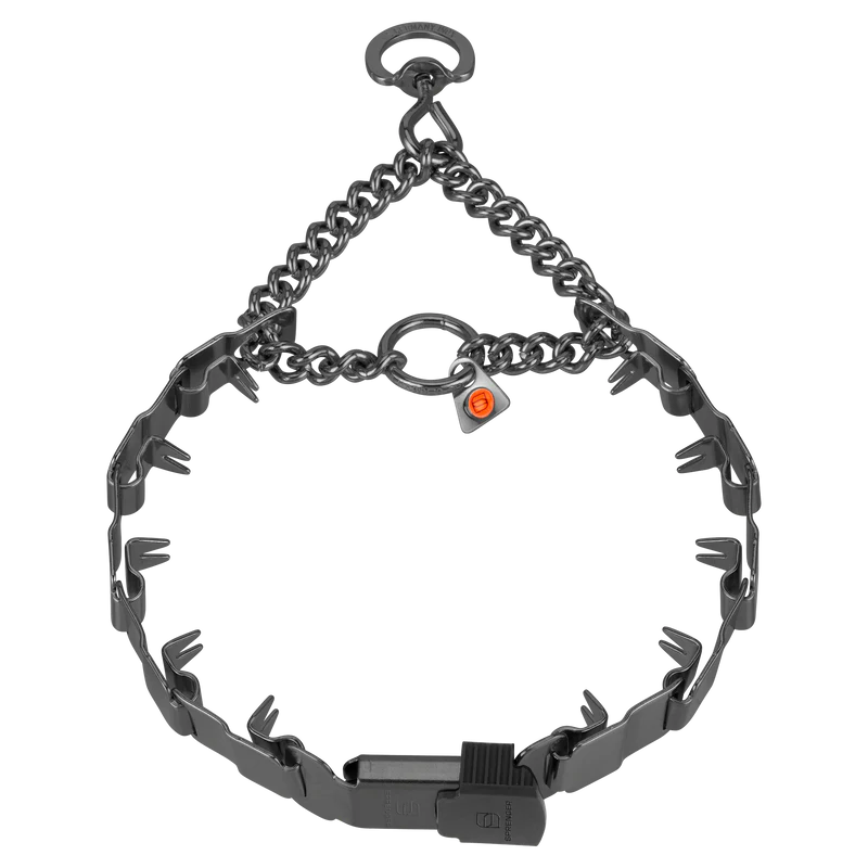 NeckTech Sport with Assembly Chain & ClicLock - Stainless Steel Matte Black