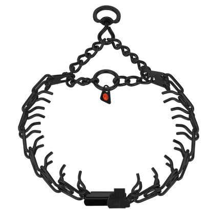 ULTRA-PLUS Training Prong Collar with ClicLock, Assembly Chain, and Swivel (3.0mm Short Version)