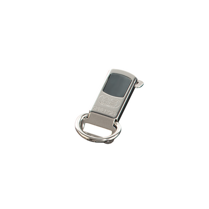 Herm Sprenger ClicLock quick-release buckle, 21 mm, stainless steel, with D-ring