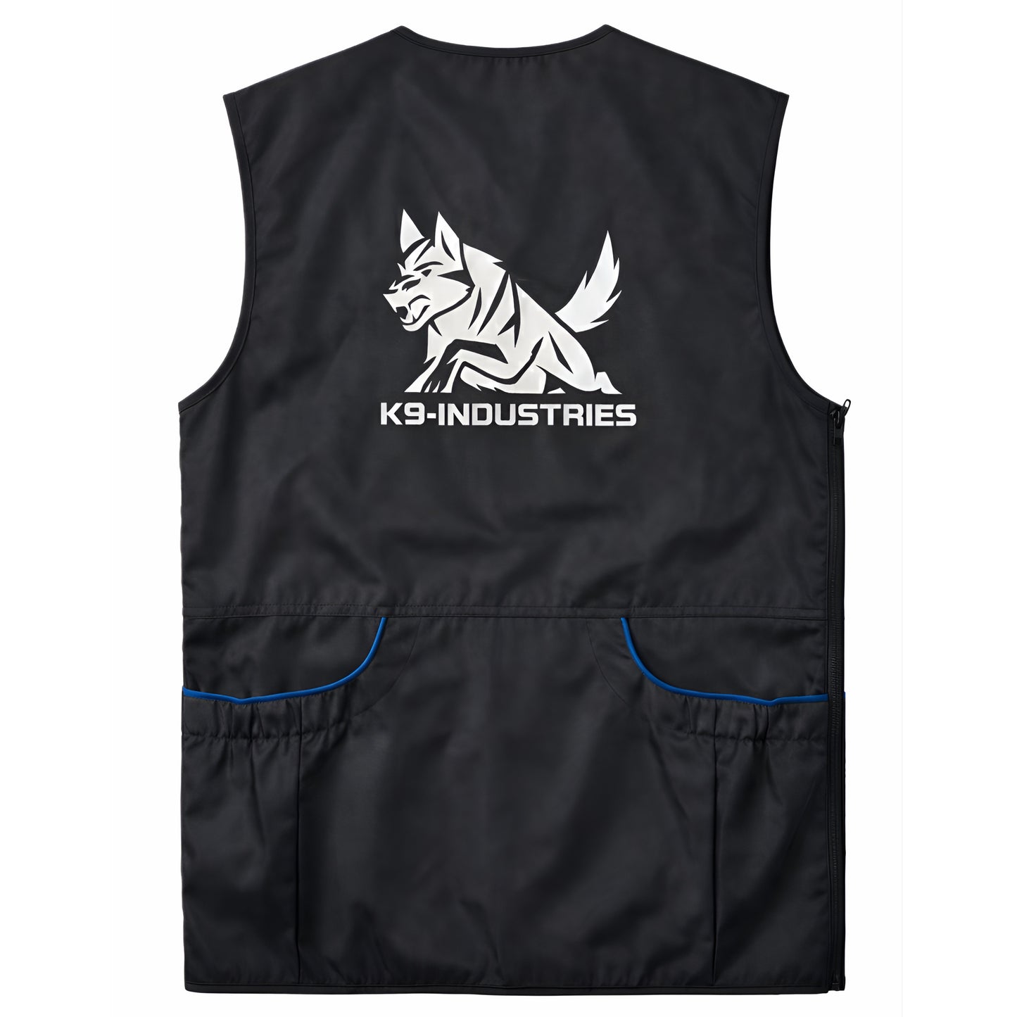 Professional Dog Trainer Vest – Premium Multi-Pocket Training Vest for Everyday Work with Working Dogs-Black