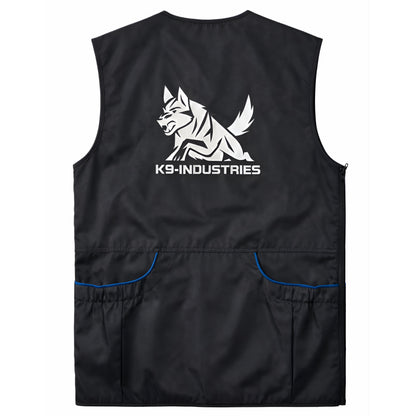 Professional Dog Trainer Vest – Premium Multi-Pocket Training Vest for Everyday Work with Working Dogs-Black