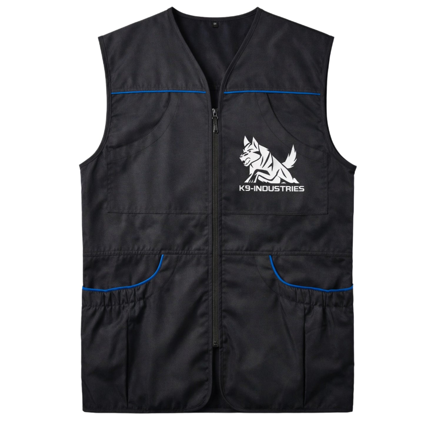 Professional Dog Trainer Vest – Premium Multi-Pocket Training Vest for Everyday Work with Working Dogs-Black