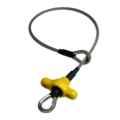 Professional Dog Choke Collar – 4 mm Stainless Steel with Handle and Stopper