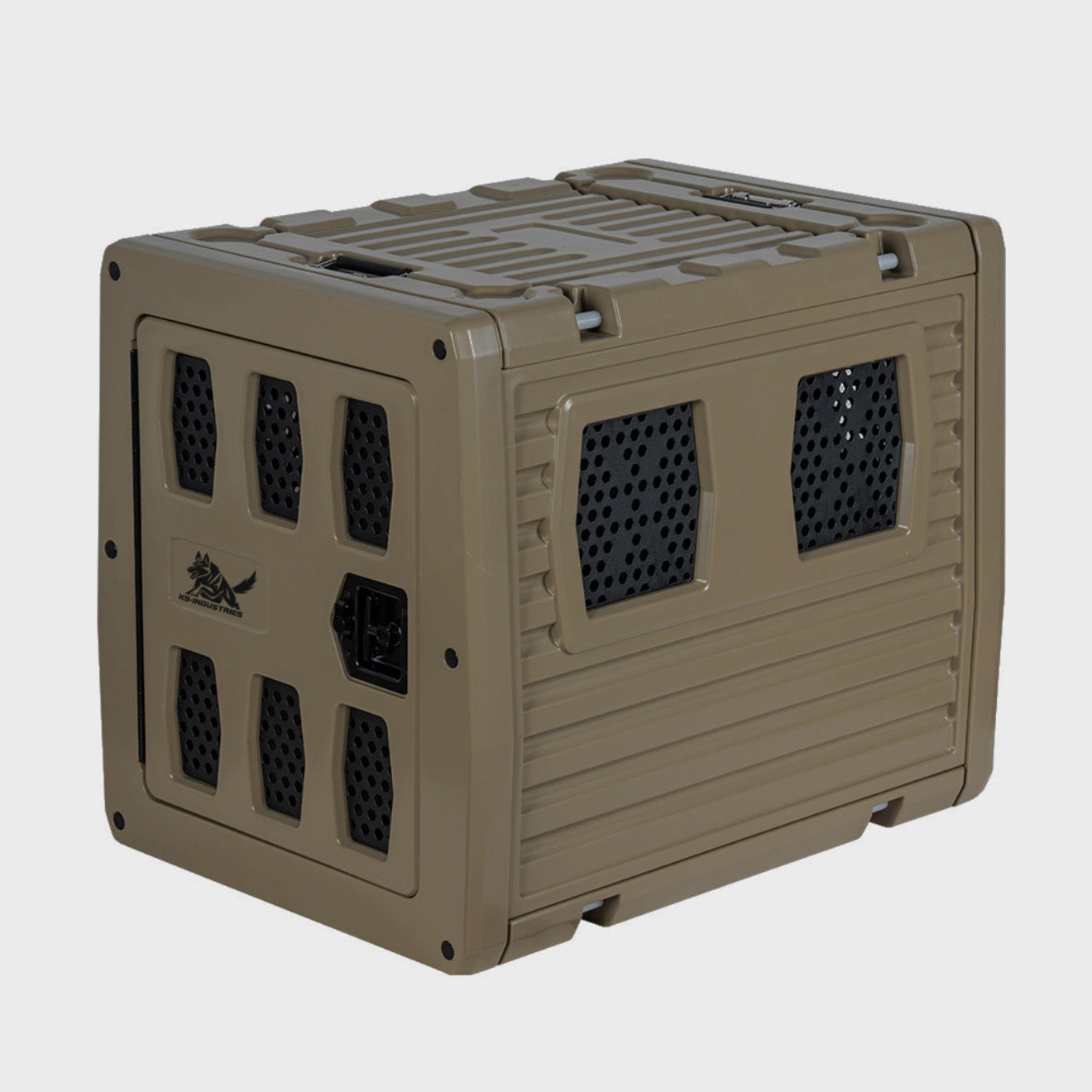 The "Fortress" Heavy-Duty Insulated K9 Crate – 2.4" Thick Walls for Extreme Protection