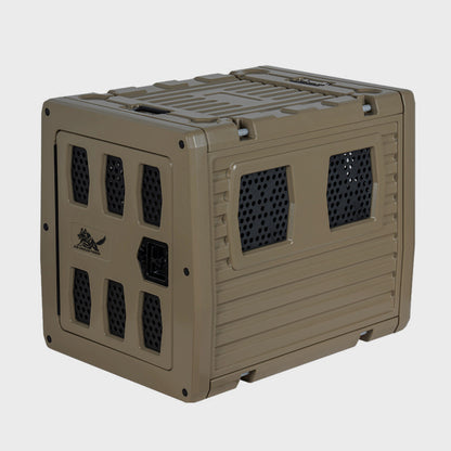 The "Fortress" Heavy-Duty Insulated K9 Crate – 2.4" Thick Walls for Extreme Protection