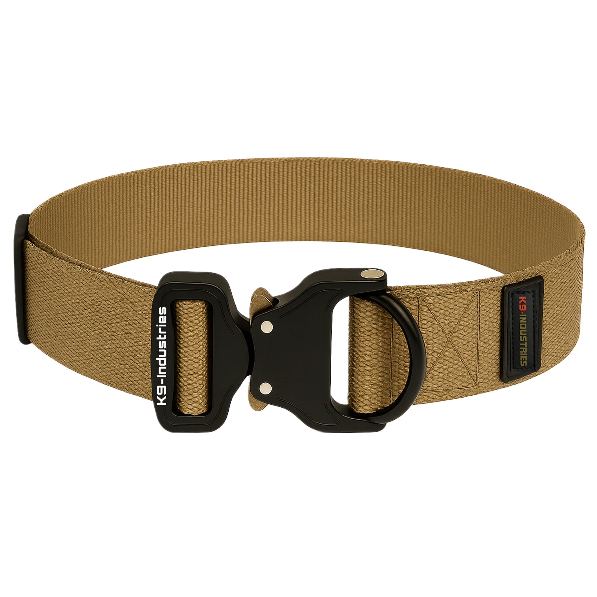 Heavy-duty K9 tactical nylon collar