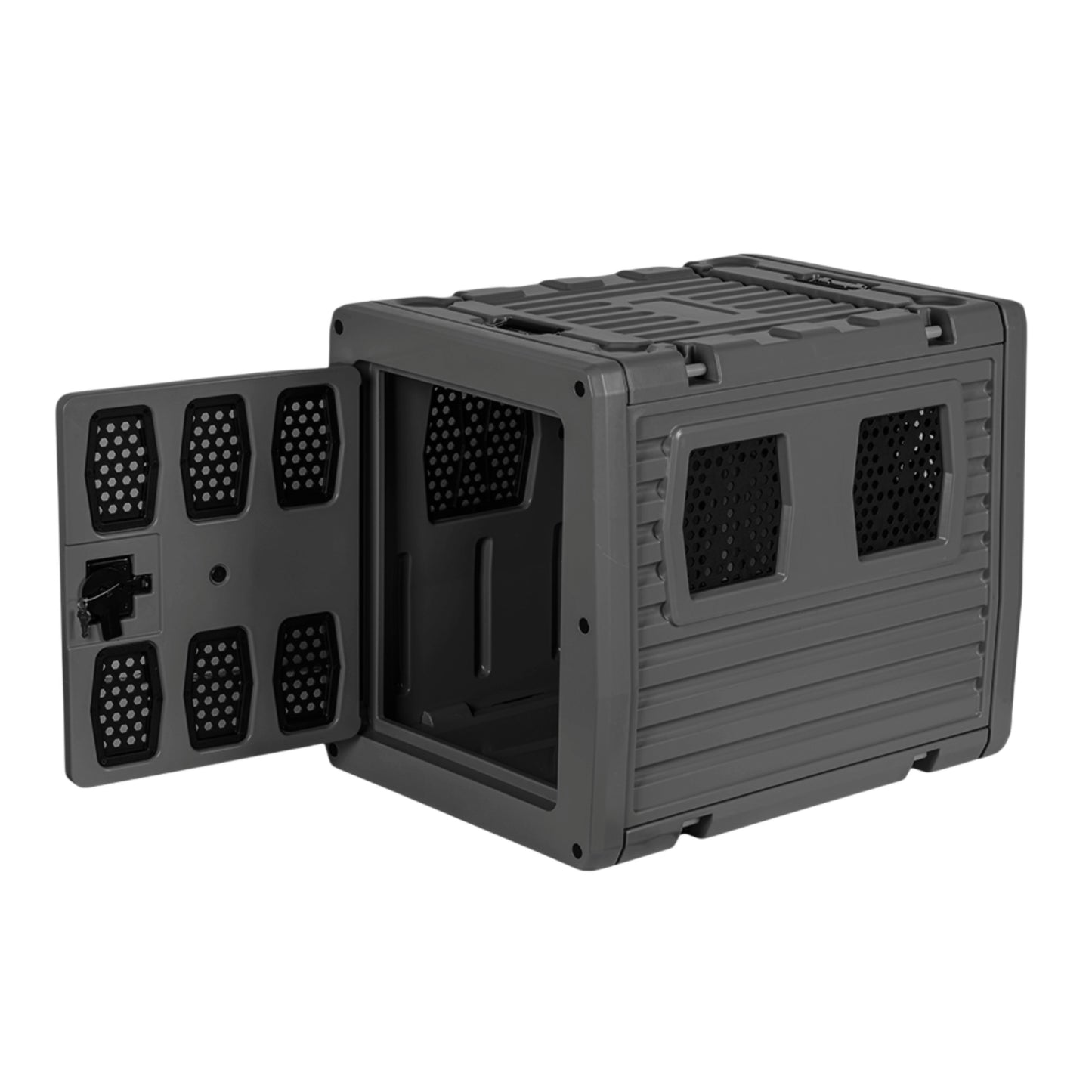 The "Fortress" Heavy-Duty Insulated K9 Crate – 2.4" Thick Walls for Extreme Protection