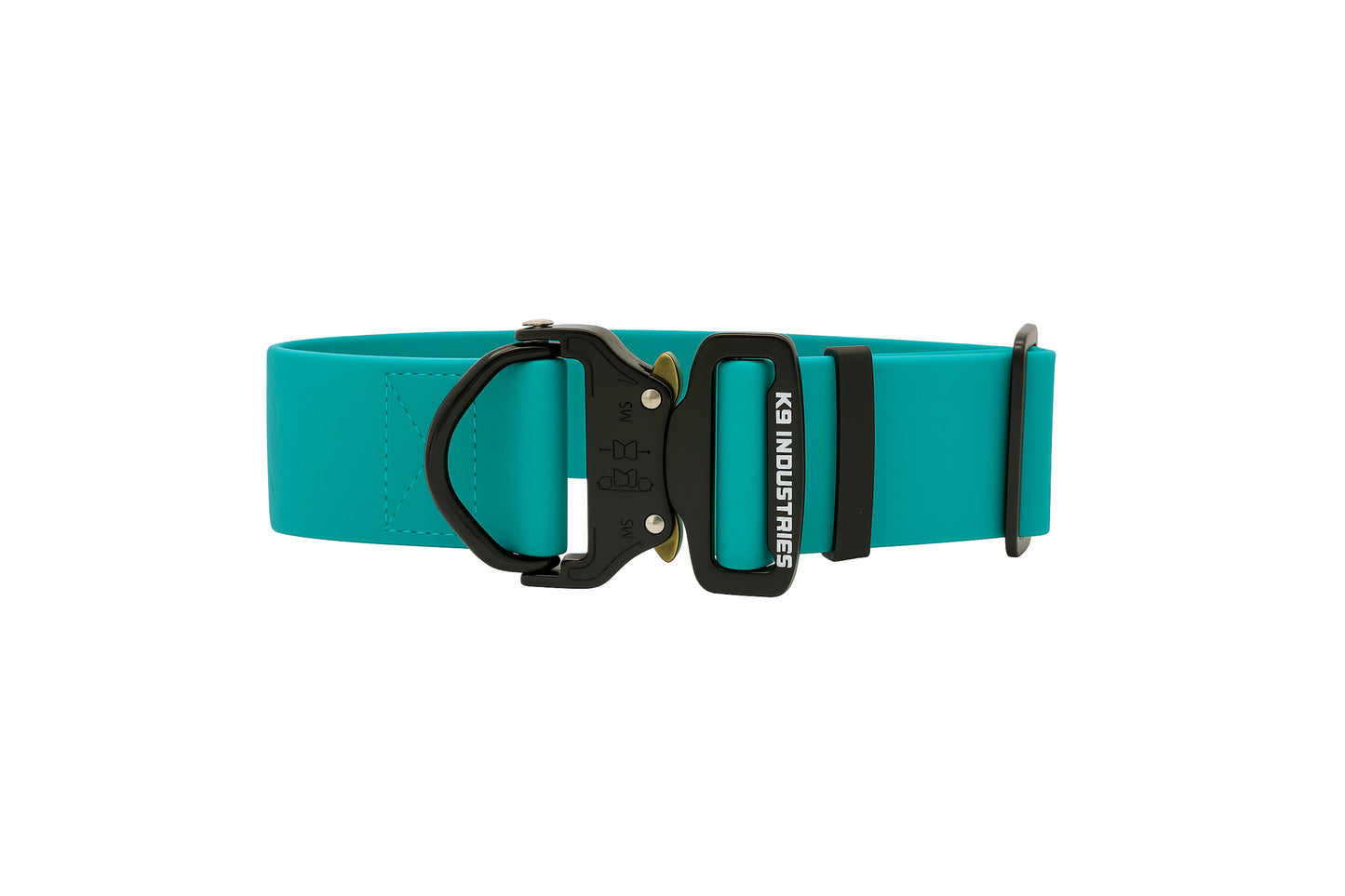 Turquoise 50mm BioThane collar