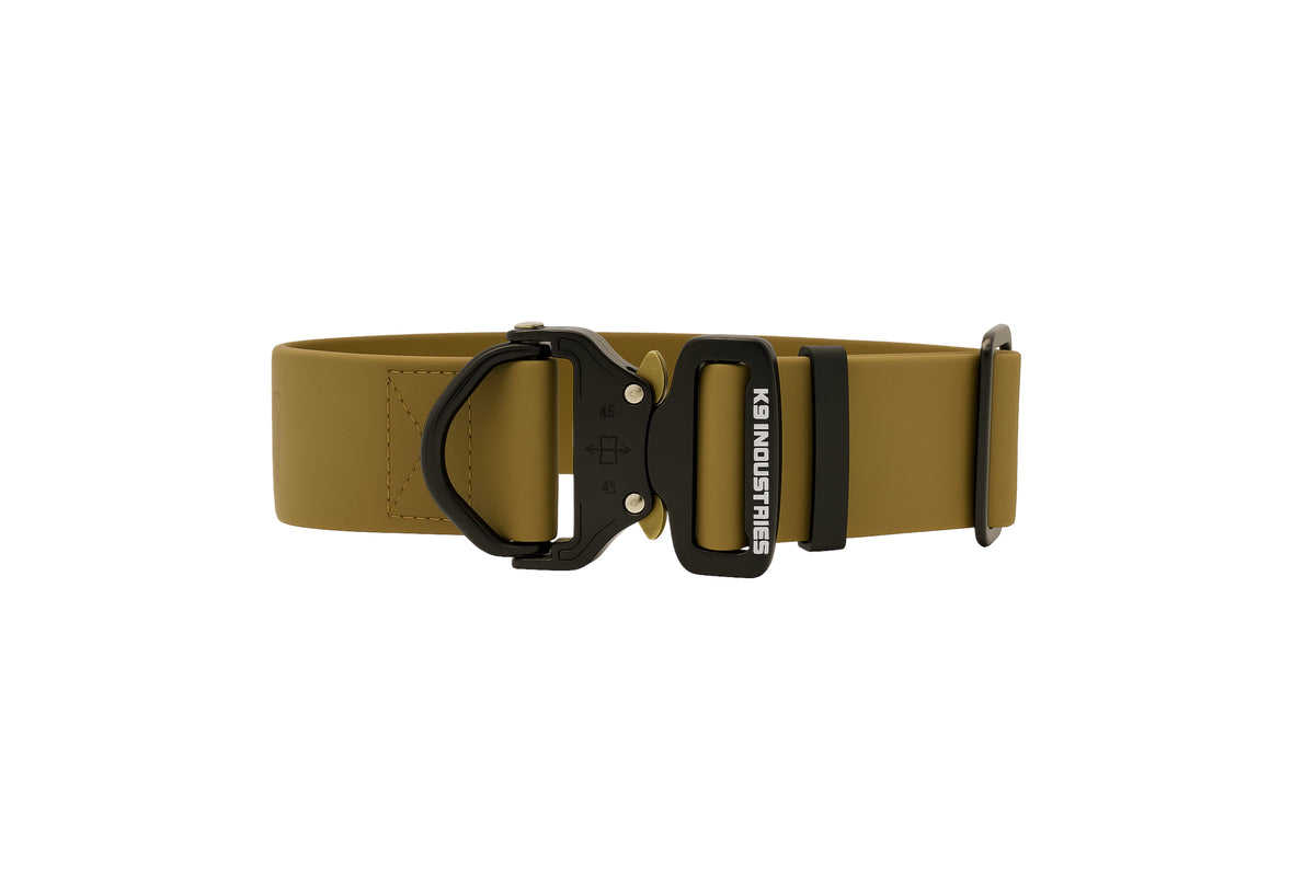 Coyote tan 50mm wide PowerFlex collar
