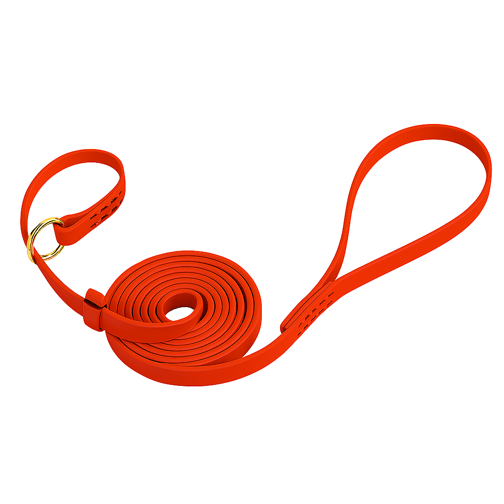 K9 PowerFlex flet Slip Leash - Leash and Collar in One