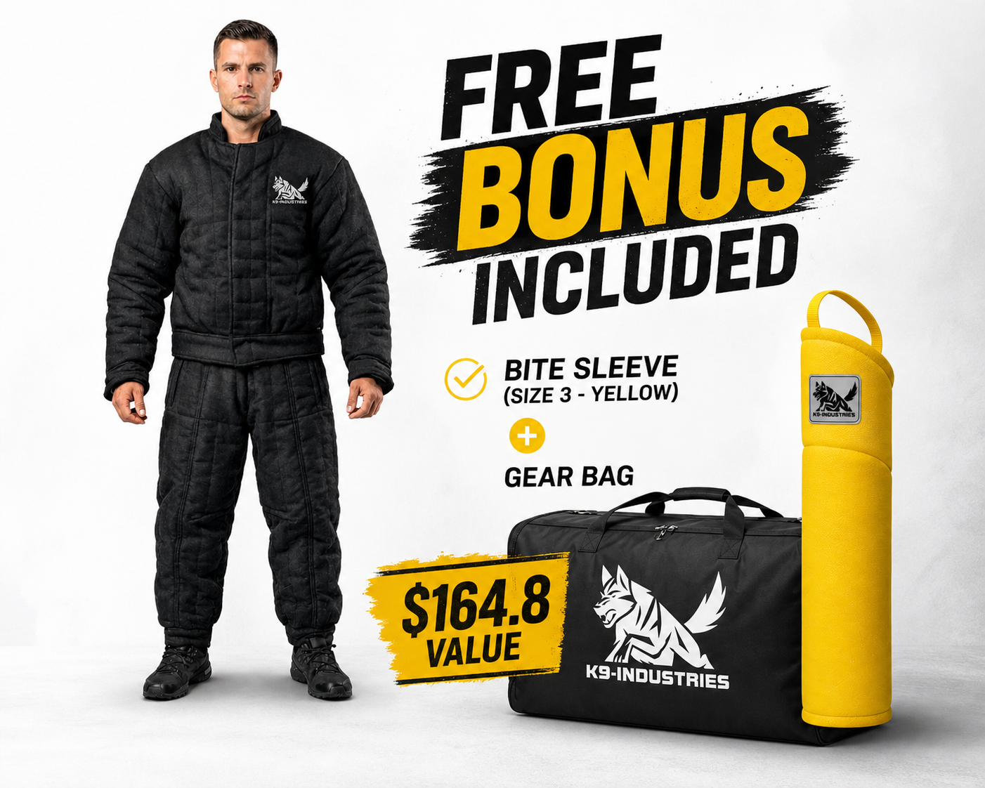 K9-Industries Premium Dog Bite Suit for PSA & Mondioring