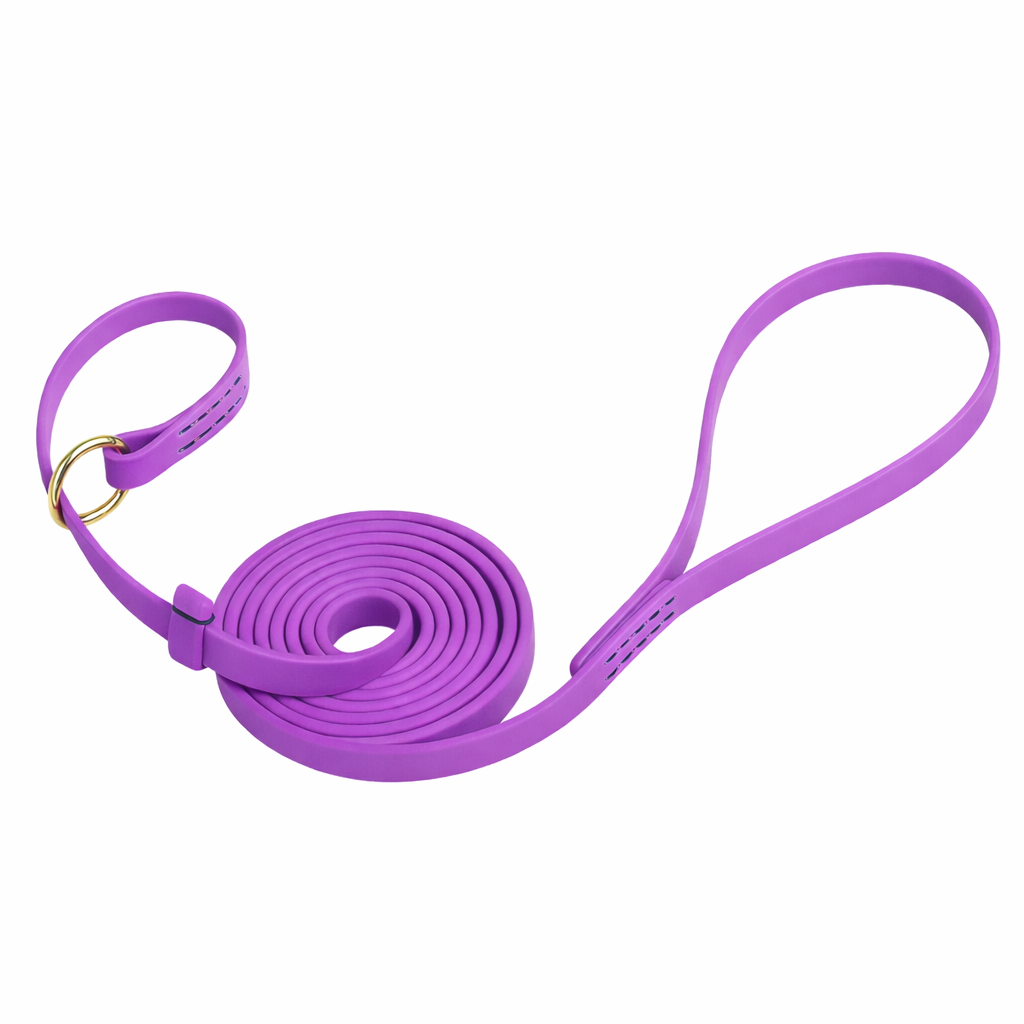 K9 PowerFlex flet Slip Leash - Leash and Collar in One