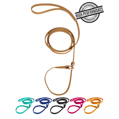 K9 PowerFlex flet Slip Leash - Leash and Collar in One