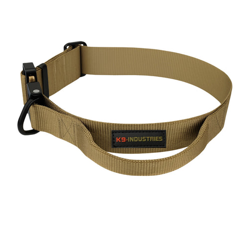 Tactical Working Dog Collar with Handle 40 mm (1.5 inches)