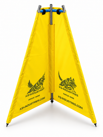 Yellow mini IGP training blind for young dogs - K9-Industries
