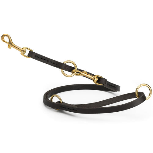 Multimode Full-Grain Leather Dog Lead – 7-in-1 Walking & Training Leash (7 ft / 210 cm)