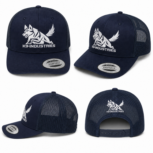 K9 Industries Mesh Trucker Cap - Navy