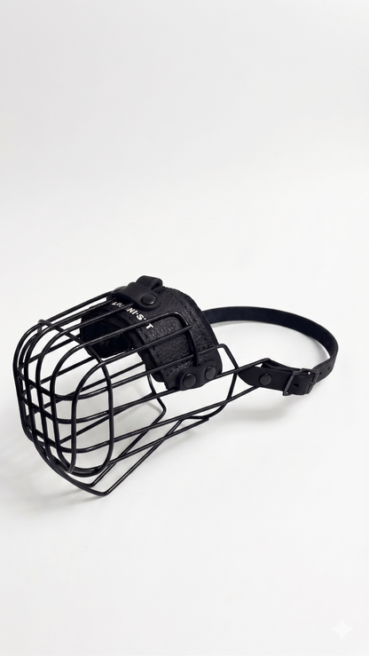 K9 metal wire cage muzzle