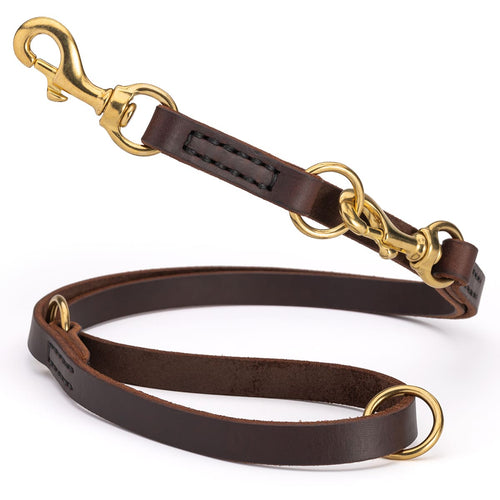 Ultimate K9 Industries Multipurpose  Leather Dog Leash - 210cm (7ft)