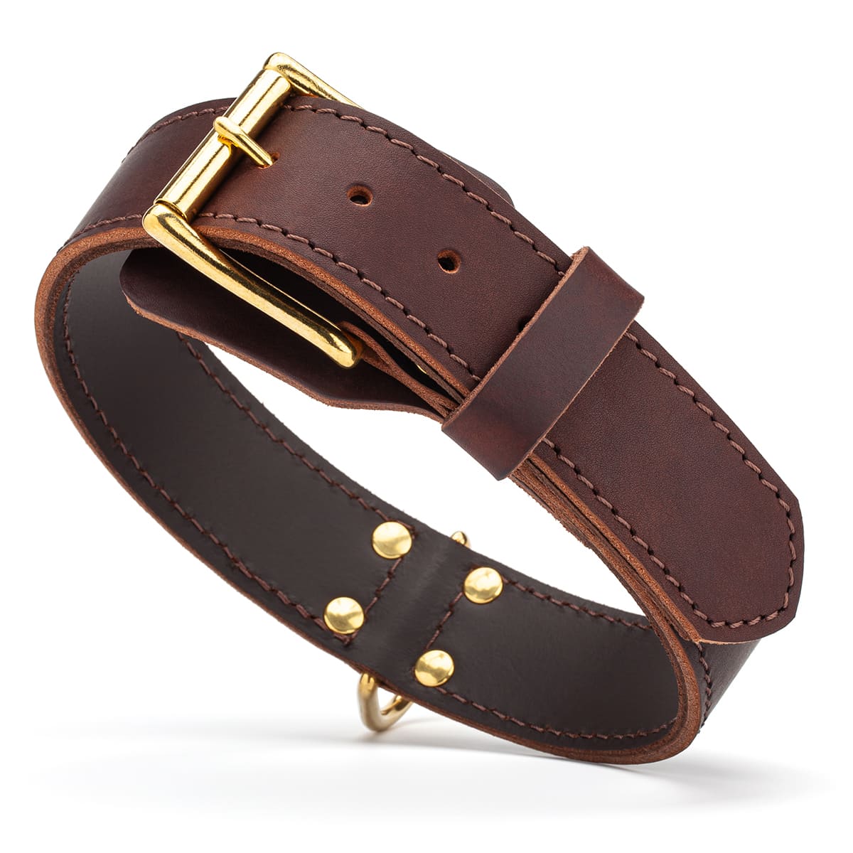 The Ultimate Heavy Duty 2-Ply Leather Dog Collar
