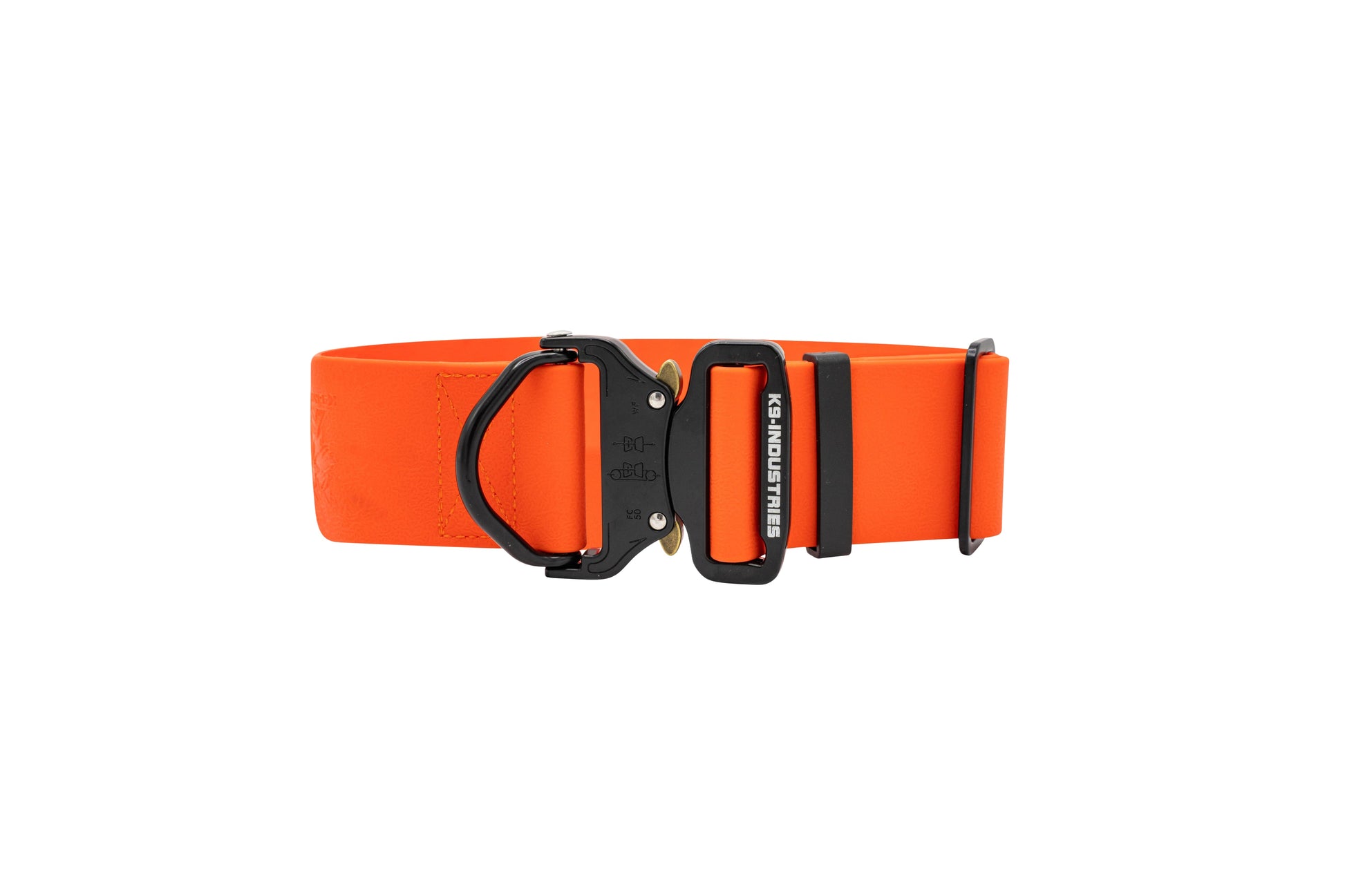 Orange 50mm BioThane collar