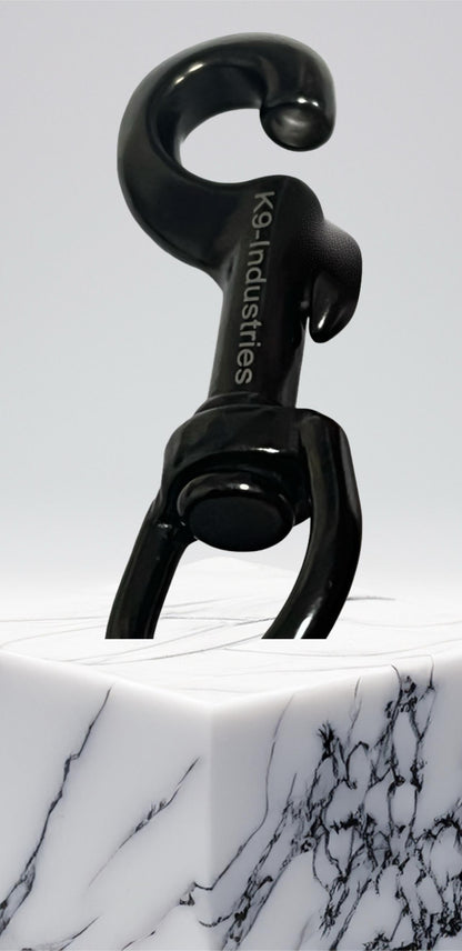 Ultimate Tactical Snap Hook for dog leashes– Black Stainless steel