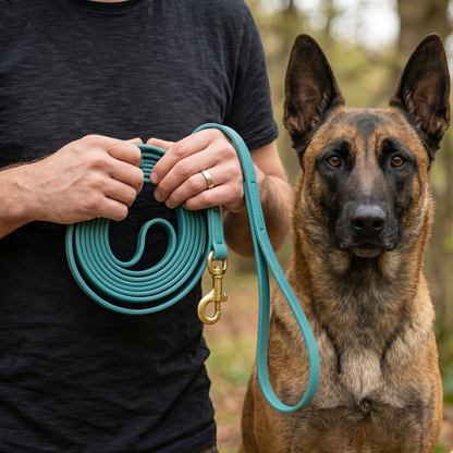 PowerFlex leash for Belgian Malinois in many colors