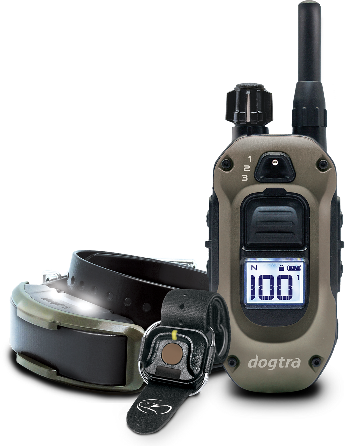 Dogtra 1900X 1-dog unit with HANDSFREE SQUARE