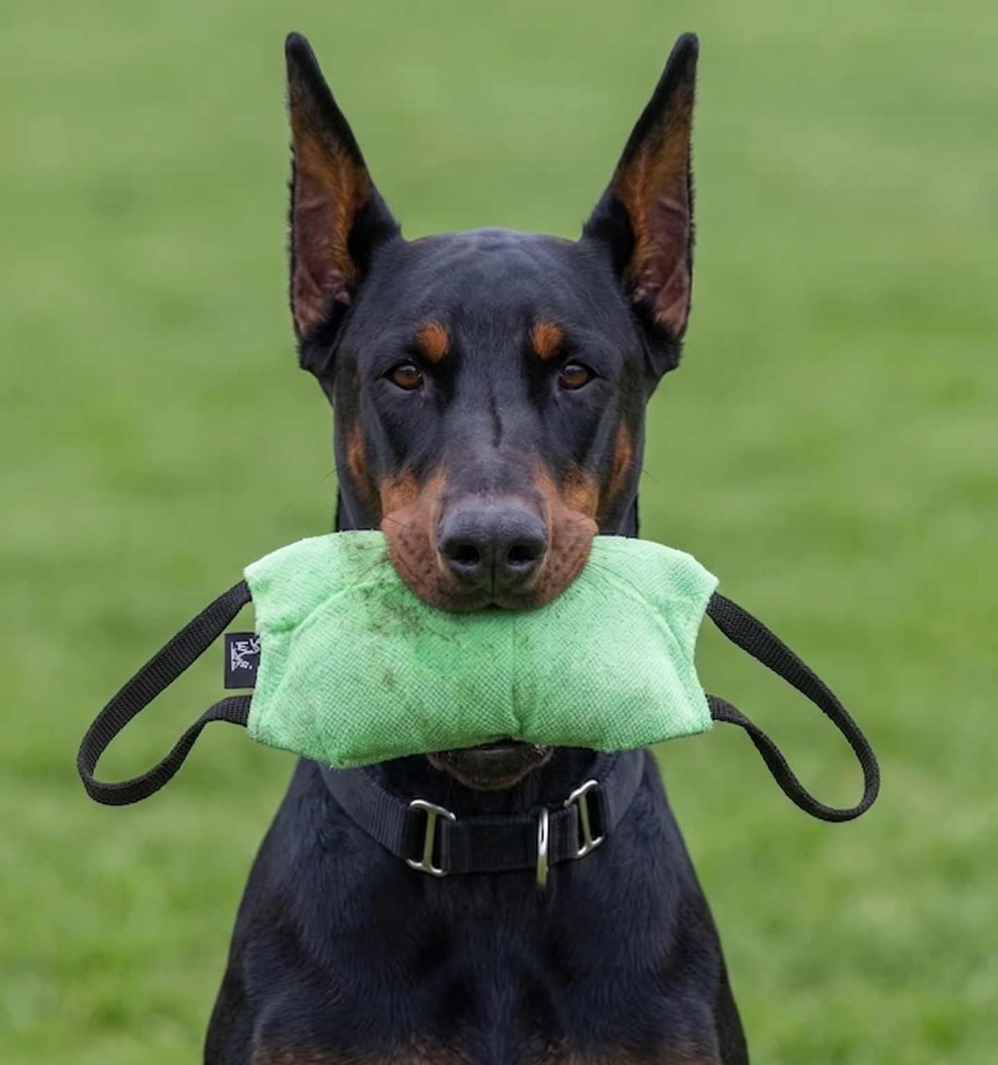 Professional bite pillow for Doberman