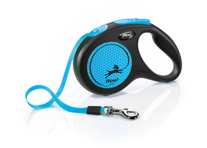 flexi New Neon Tape Retractable Dog Leash, Medium - 16 ft, Dogs up to 55 lb