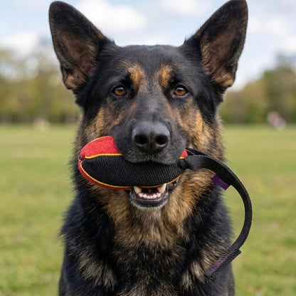 French linen watermelon bite toy for German Shepherds