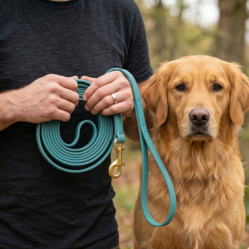 PowerFlex leash for Golden Retriever in many colors