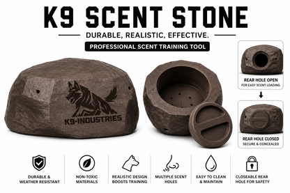 Scent Detection Training Stone — Nosework Search Object