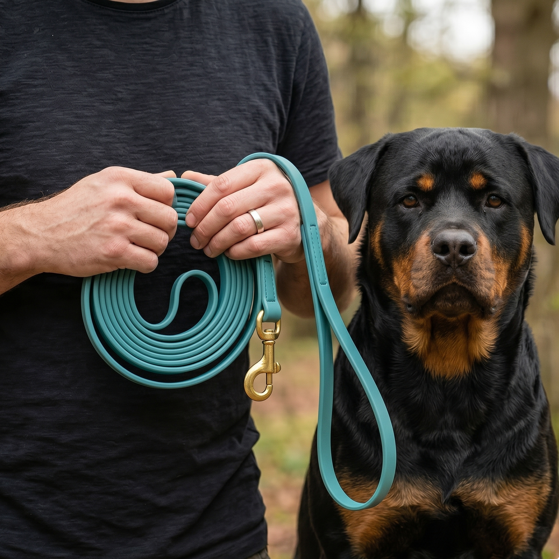 PowerFlex leash for Rottweiler in many colors